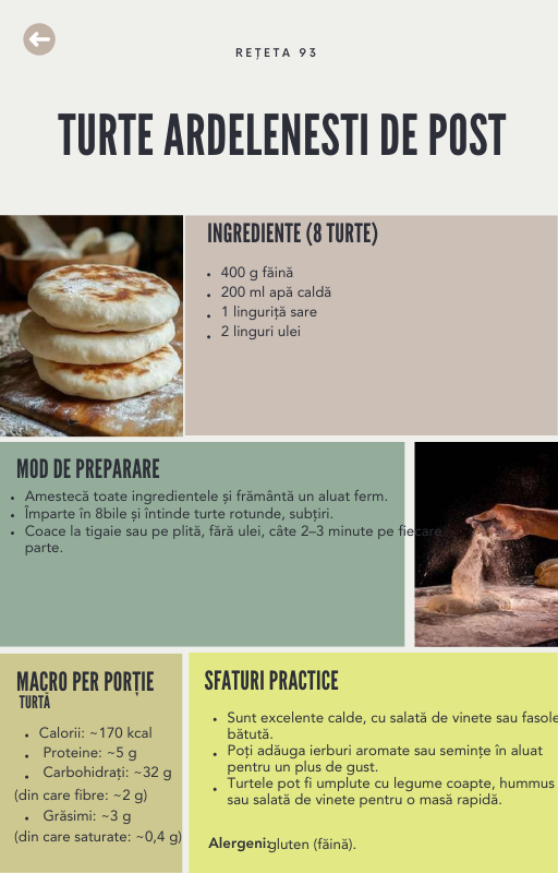 Rețetă de post