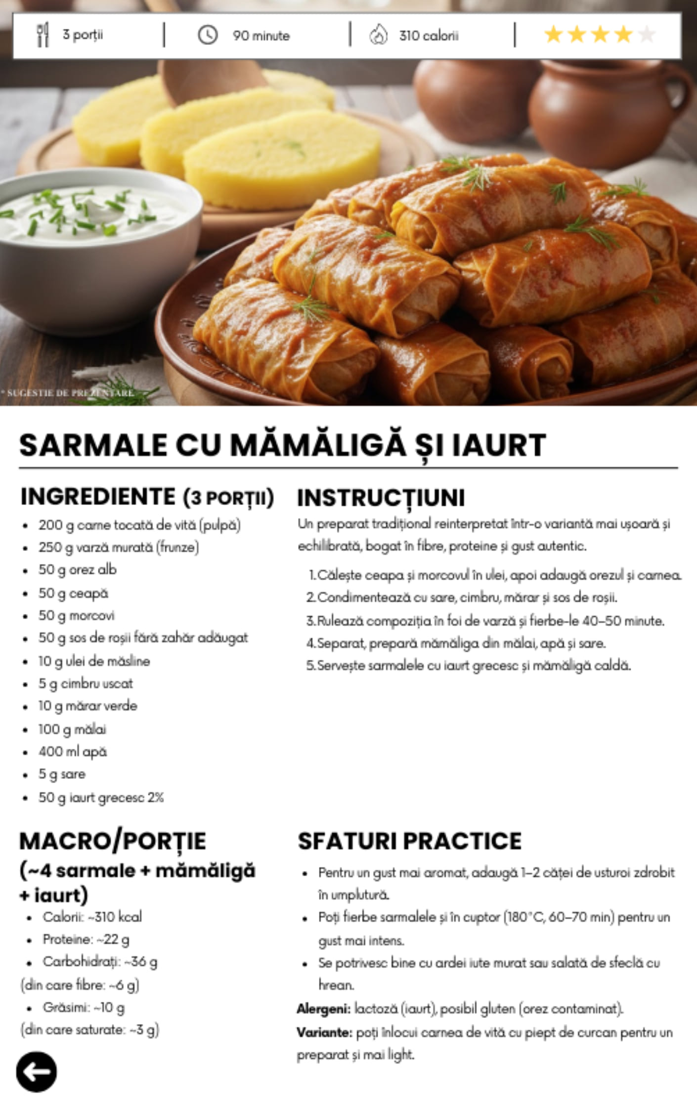 Rețetă din protocol