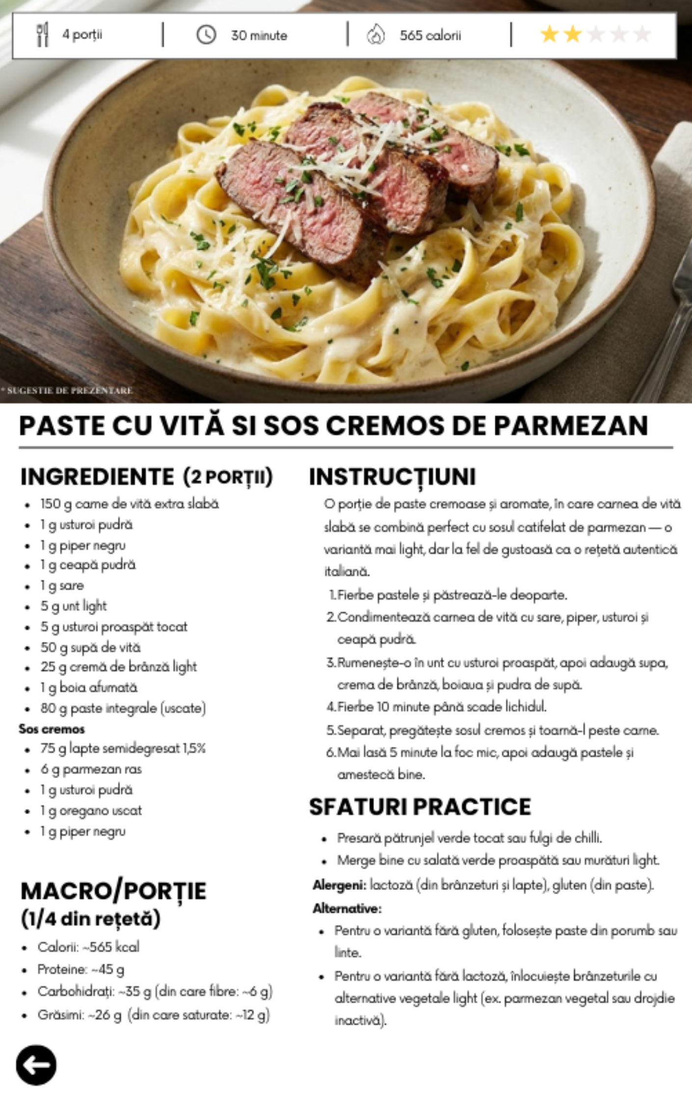 Rețetă din protocol